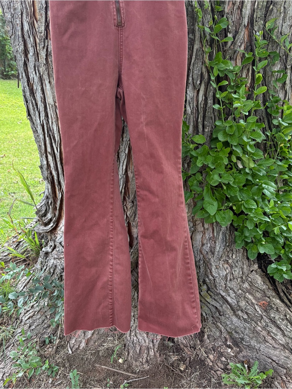 Free People Brown/Red CRVY 2nd Ave One Piece jumpsuit - Picture 4 of 15